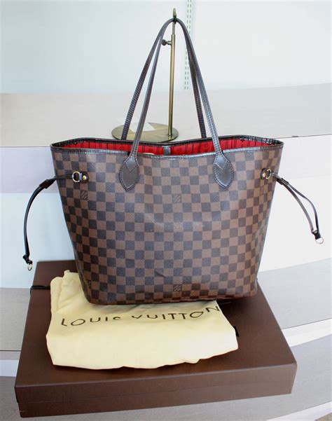 authentic louis vuitton damier neverfull mm|louis vuitton damier ebene wristlet.